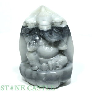 ☆一点物☆【彫刻置物】ガネーシャ イーグルアゲート No.06【パワーストーン 天然石 アクセサリー レディース メンズ】