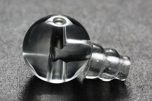 【念珠】親玉・ボサ玉セット 16mm 水晶 【パワーストーン 天然石 アクセサリー】