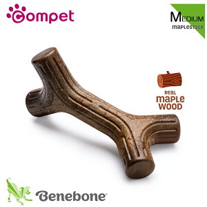 値下げしました!【コムペット公認】compet ベネボーン メープルスティック ミディアム | フレーバー トイ おもちゃ 犬 小型犬 中型犬 | 犬用 MEDIUM サイズ 目安体重 約27kg未満 Benebone メープル