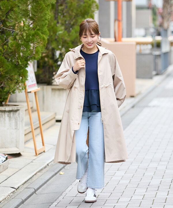 楽天市場】小さいサイズ ドロストロングモッズコート 低身長さん・小柄 