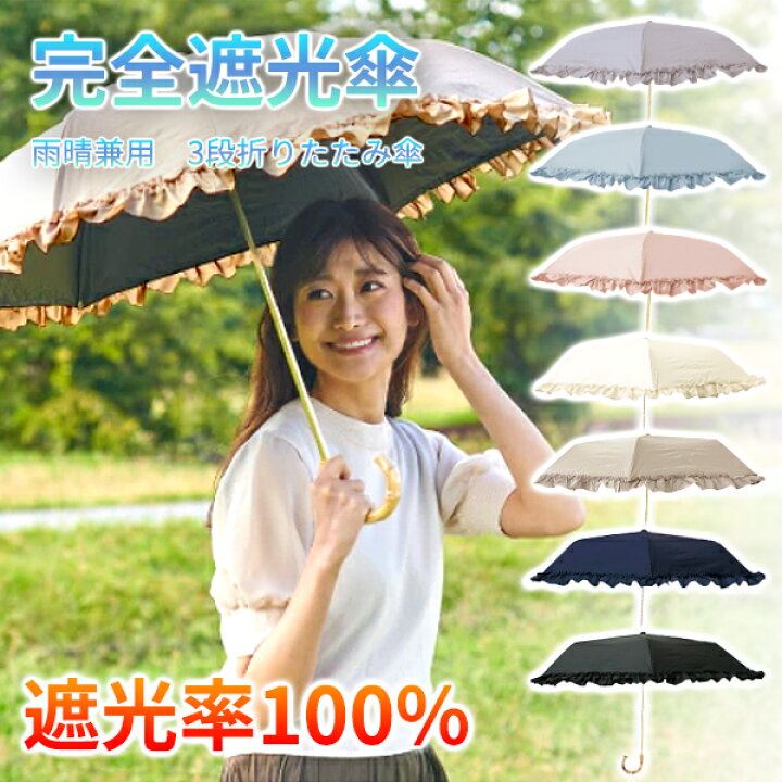 折り畳み傘 コンパクト 晴雨兼用傘 軽量 UVカット 遮光 傘カバー付 通販