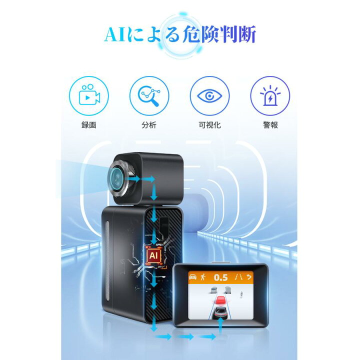 楽天市場】MINIEYE 2Pro ドライブレコーダー 前後カメラ 4K AI搭載 車 