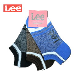 Leeレディース3PソックスSNライン杢size:23-25