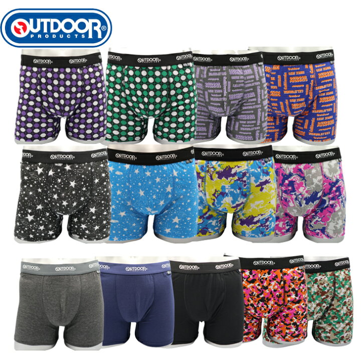 楽天市場 Out6枚 Outdoor メンズ ボクサーパンツ６枚組 送料無料 アソート メンズボクサーパンツ アウトドア ｍ L Ll 前閉じ コンプリート楽天市場店