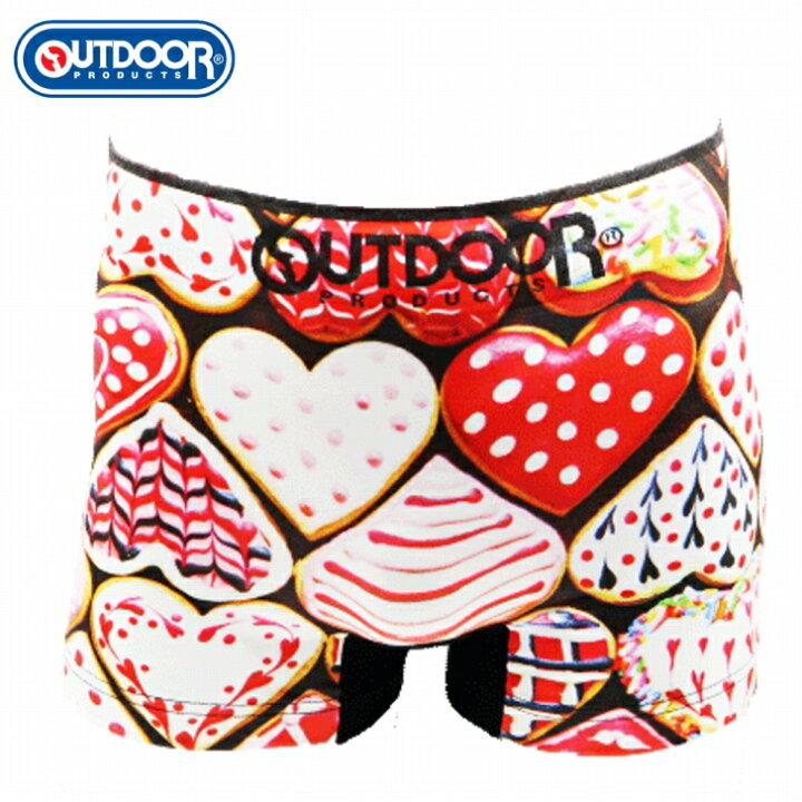 楽天市場 Outdoor スウィーツ ハートクッキー 転写成型アウトドア メンズ ボクサーパンツ Ad6011b118 90a コンプリート楽天市場店