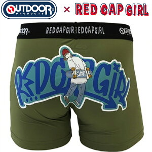 �yP10�{�zOUTDOOR×RED CAP GIRL �����Y�@�{�N�T�[�p���c �X�P�{�[�@790�J�[�L�@�����@�O���@SPECIAL COLLABORATION BOXER BRIEFS�@��������