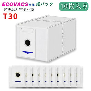 �G�R�o�b�N�X ���p�b�N T30 OMNI (10��) DEEBOT ���{�b�g�|���@ T30 OMNI/T30 PRO OMNI/ T30 Pro Max OMNI �����p ���Օi �����A�N�Z�T�� ECOVACS �_�X�g�{�b�N�X�����p�G�R���p�b�N 10���Z�b�g