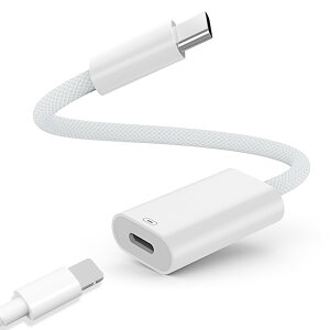 Type C to Lightning ϊA_v^ iPhoneΉ 27w PD}[d f[^] ^CvcCgjO USB C ϊ A_v^ 2in1 CgjO ^Cvc ϊ iPhone 15V[Y/i-Pad Pro/i-Pad 10/mini6/Air 4/Air 5/MacBook
