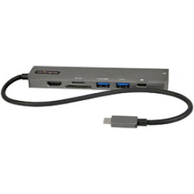 StarTech．com USBマルチハブ/USB-C/4K60Hz HDMI/100W/2xUSB/LAN/SD/長尺cbl(DKT30CHSDPD1) 目安在庫=○