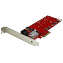 StarTech．com 2スロットPCIe M.2 RAIDコントローラカード PEXM2SAT3422 目安在庫=△ ランキングお取り寄せ
