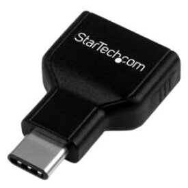 StarTech.com USB変換アダプター/A-C/USB 3.0/5Gbps/メス・オス/ブラック(USB31CAADG) 目安在庫=○