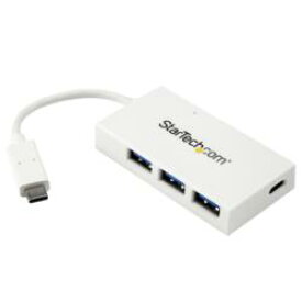 StarTech.com USBハブ/USB 3.0/USB-C - 3xA+1xC/バスパワー/TB3互換/ホワイト(HB30C3A1CFBW) 目安在庫=△