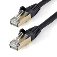 StarTech．com カテゴリ6A(CAT6A)LANケーブル/7.5m/ブラック/STP/ツメ折れ防止(6ASPAT750CMBK) 目安在庫=○
