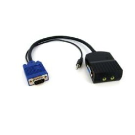 StarTech.com 2ポートVGAビデオ分配器 USBバスパワー/オーディオ対応 ST122LEA 取り寄せ商品