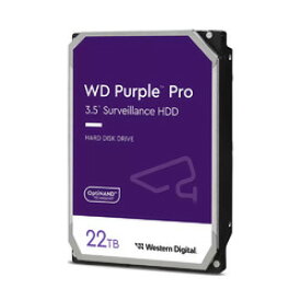 WESTERN　DIGITAL WD Purple Pro SATA 6Gb/s 512MB 22TB 7200rpm 3.5inch CMR(WD221PURP) 目安在庫=○