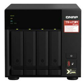 QNAP TurboNAS 4ベイ HDDレスタワー型NAS TS-473A-8G 目安在庫=○