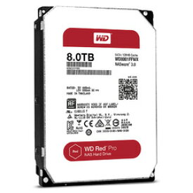 WESTERN　DIGITAL WD8001FFWX WD Red Pro 3.5インチ内蔵HDD 8TB SATA6Gb/s 7200rpm 取り寄せ商品