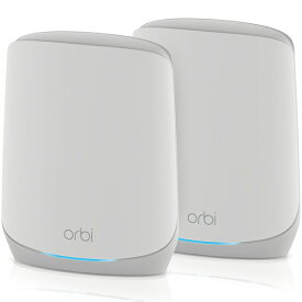 NETGEAR Inc. Orbi WiFi 6 AX5400 トライバンドメッシュWiFi システム スターターキット2(RBK762S-100JPS) 目安在庫=○