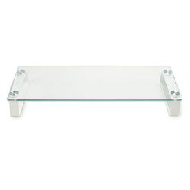 グリーンハウス ディスプレイ台 強化ガラス メタル支柱モデル(GH-DKBC-CL) メーカー在庫品