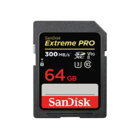 サンディスク エクストリーム プロ SDXC UHS-II SDカード 64GB(SDSDXDK-064G-JNJIP) 目安在庫=△