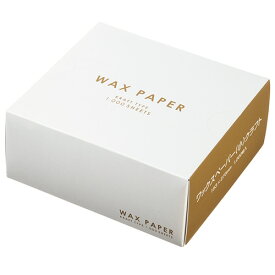 水野産業 ワックスペーパー 小 クラフト 1箱(1000枚)(187880) 目安在庫=○