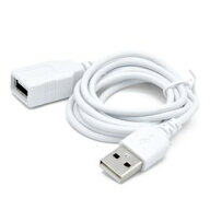 日本トラストテクノロジー 充電・通信USB延長ケーブル 1m (ホワイト)(JSC-014WH) 取り寄せ商品