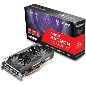 Sapphire SAPPHIRE NITRO+ Radeon RX 6600 XT GAMING OC 8G GDDR6(4537694302104) 目安在庫=△