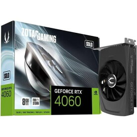 ZOTAC ZOTAC GAMING GeForce RTX 4060 8GB SOLO(4537694330107) 取り寄せ商品