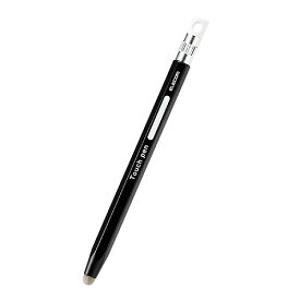エレコム 6角鉛筆タッチペン ブラック(P-TPENSEBK) メーカー在庫品