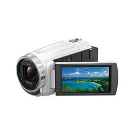ソニー デジタルHDビデオカメラレコーダー Handycam CX680 ホワイト(HDR-CX680/W) 目安在庫=○