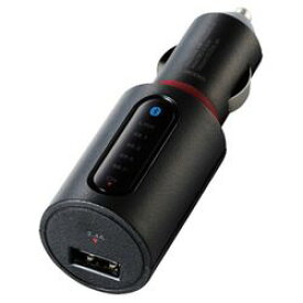 エレコム FMトランスミッター Bluetooth USBポート付 2.4A ブラック(LAT-FMBT02BK) メーカー在庫品
