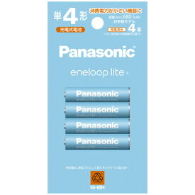 パナソニック(家電) Panasonic エネループライト　単4形　4本パック（お手軽モデル）(BK-4LCD/4H) 目安在庫=△