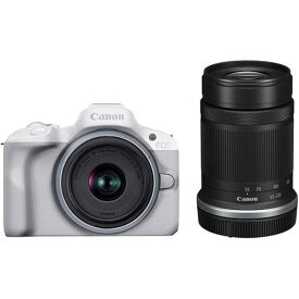 キヤノン ミラーレスカメラ EOS R50 (ホワイト)・ダブルズームキット(5812C021) 取り寄せ商品