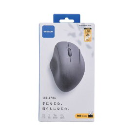 【P5E】エレコム デザイン性抜群 おしゃれ かわいいマウス 静音 ワイヤレス 3ボタン Mサイズ ブラック(M-SH10DBSKBK) メーカー在庫品