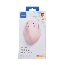 エレコム デザイン性抜群 おしゃれ かわいいマウス 静音 ワイヤレス 3ボタン Mサイズかわいい ピンク(M-SH10DBSKPN) メーカー在庫品