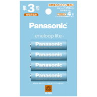 パナソニック(家電) Panasonic エネループライト　単3形　4本パック（お手軽モデル）(BK-3LCD/4H) 目安在…