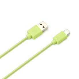PGA USB Type-C USB Type-AコネクタUSBケーブル1.2mグリーン PG-CUC12M05 取り寄せ商品