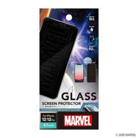 PGA iPhone 12/12 Pro用 液晶保護ガラス ［ロゴ］(PG-DGL20G01MVL) 取り寄せ商品