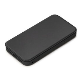 PGA iPhone 15 Plus ガラスフリップケース BK(PG-23CGF01BK) 取り寄せ商品