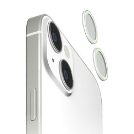 PGA iPhone 15 Plus / iPhone 15 カメラレンズプロテクター 蓄光(PG-23ACLG25WH) 取り寄せ商品