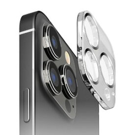 PGA iPhone 15 Pro Max/iPhone 15 Pro カメラフルプロテクター クリア/SV(PG-23BCLG04SV) 取り寄せ商品