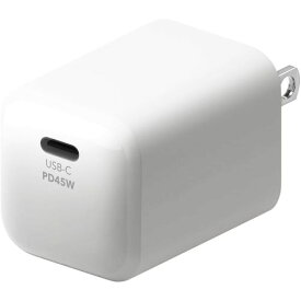 PGA USB PD 45W USB-C電源アダプタ ホワイト(PG-PD45AD02WH) 取り寄せ商品