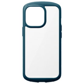PGA iPhone 13 Pro ガラスタフケース(ラウンド) ネイビー(PG-21NGT04NV) 取り寄せ商品