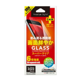PGA iPhone SE(第3/2)/ 8 / 7 / 6s / 6 治具付 ガラス [CL](PG-22MGL01CL) 取り寄せ商品