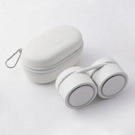 DANSOON ダンスーン Neck Band Fan Rolling ポータブル扇風機 オフホワイト(DSN23087WH) 目安在庫=△