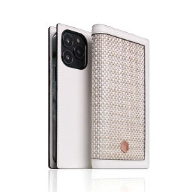 SLG Design Edition Calf Skin Leather Diary for iPhone 14 Pro ホワイト(SD24332i14PWH) 目安在庫=△