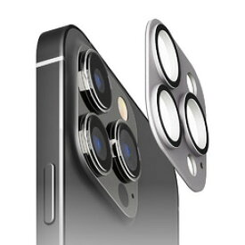 PGA iPhone 15 Pro Max/iPhone 15 Pro カメラフルプロテクター アルミ SV(PG-23BCLG10SV) 取り寄せ商品
