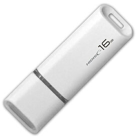 HIDISC 【10個セット】 USB 2.0 フラッシュドライブ 16GB 白 キャップ式(HDUF113C16G2X10) 取り寄せ商品