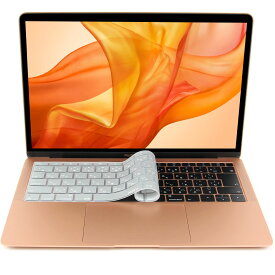BEFiNE キースキン 2018 MacBook Air 13インチ専用 キーボードカバー シルバー(BF16055) 目安在庫=△
