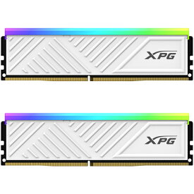 ADATA XPG SPECTRIX D35G WHITE DDR4-3200MHz U-DIMM 16GB×2 RGB DUAL TRAY(AX4U320016G16A-DTWHD) 取り寄せ商品